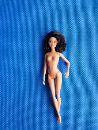 2015 Barbie Raquelle Fashionistas Nude Muse Model Brunette Cfg15 Ooak Or Play