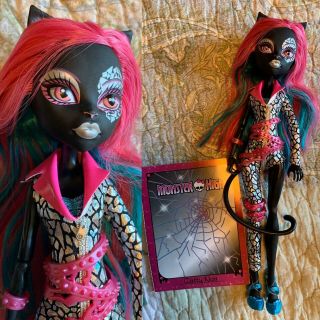 Mattel Htf Monster High Catty Noir Fierce Rockers Doll