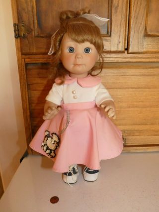Pretty 1990 Limited Edition Lee Middleton 15 " Doll Pink 50 
