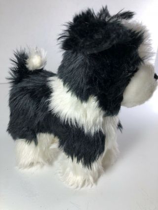 American Girl Black and White ColLie Dog Jointed Poseable Rembrant Saige 2014 7” 3