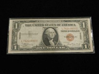 1935 A $1 Hawaii Emergency Wwii Silver Certificate Historical