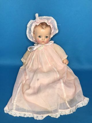 Vintage Composition Patsy Baby Doll Pink Bonnet & Coat Effanbee