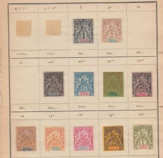 French Colonies Senegal Mh Stamps On Pages (cv $230 Eur209)
