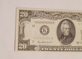 West Point Coins 1950A $20 Federal Reserve Note ' K ' Dallas Choice BU 3