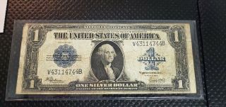 1923 Series $1 Silver Certificate Large Note V43114744b