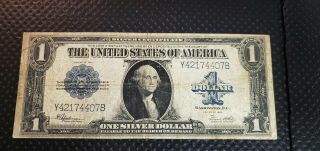 1923 Series $1 Silver Certificate Large Note Y42174407b
