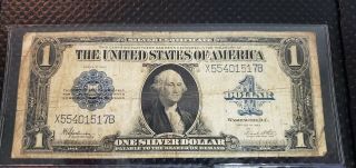 1923 Series $1 Silver Certificate Large Note X55401517b
