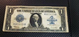 1923 Series $1 Silver Certificate Large Note R98056704b