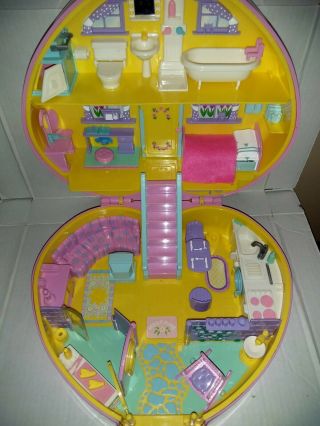 POLLY POCKET LUCY LOCKET CARRY ' N PLAY DREAM HOME 1992 2