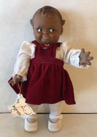Cameo Scootles Doll African American Vinyl 11” Tag