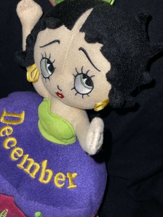 Betty Boop Plush.  December Month.  Happy Betty