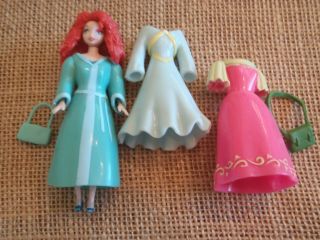 Polly Pocket Disney Princess Merida Doll Clothing Dresses F72