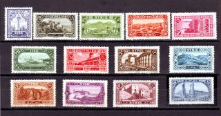 Syria,  Syrie,  Syrien 1925,  1st Vews Complete Set,  Mnh