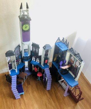 Monster High School Playset Haunted Doll House Deadluxe Castle Furnished