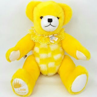 Hermann Coburg Teddy Bear Plush Soft Toy Doll Yellow