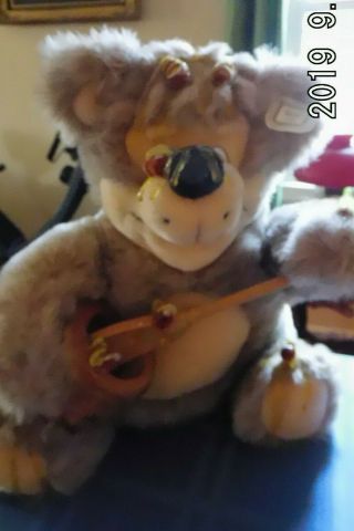 Orzek 1990 - Stuffed Animal = Honey Bear With Bees = 17 " Tall