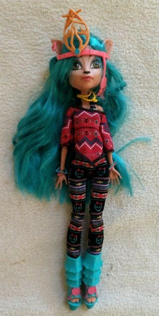 Mattel Monster High Brand Boo Students Isi Dawndancer Doll,  Forrest Deer Monster