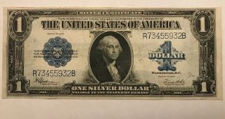 1923 Series $1 Silver Certificate Large Note R73455932b