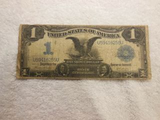 Series 1899 $1 Dollar Silver Certificate Black Eagle