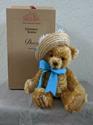 Steiff Cherished Teddies Daisy Blond Mohair Bear Le Box 665905