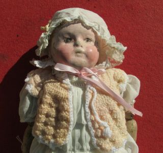 1913 Martha Chase Stockinette doll pre 1920 ' s 16 inch 2