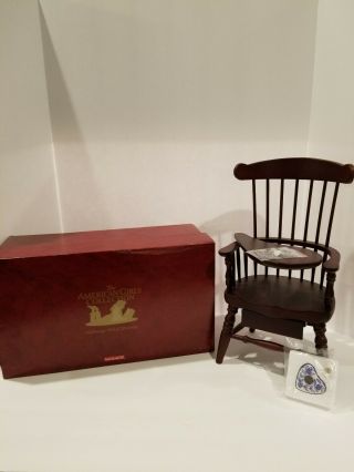 American Girl Felicity Windsor Chair And Ink Well