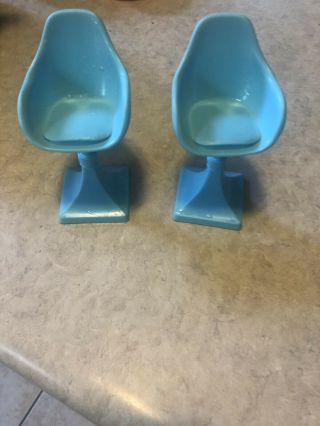 2015 Barbie Dream House Blue Chairs Replacement Part