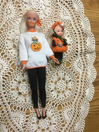 Adorable Happy Halloween Barbie & Kelly - 1996 Special Edition Gift Set