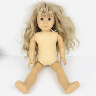 Pleasant Company American Girl Doll Blonde Hair Blue Eyes 18” Doll