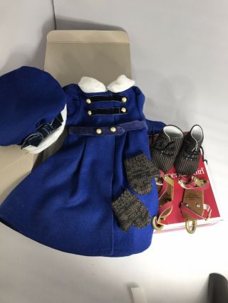 American Girl Caroline’s Winter Coat And Cap And Ice - Skating Set