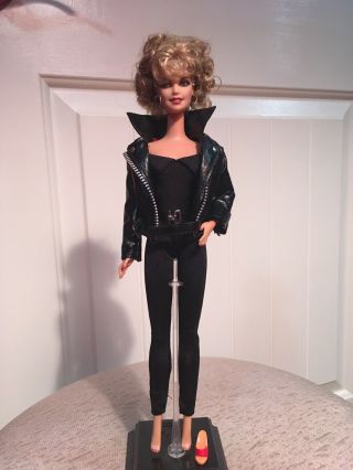 Olivia Newton John Barbie Doll Bad Sandy Grease Black Leather Juliens