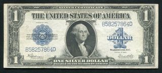 Fr.  237 1923 $1 One Dollar “horseblanket” Silver Certificate Very Fine (c)