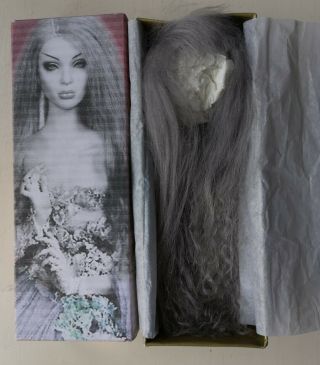 Superfrock Grey (with Bangs) Headskin Wig For Sybarite