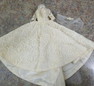 Vintage Barbie Doll Wedding Dress With Vail Hat Premier Dress