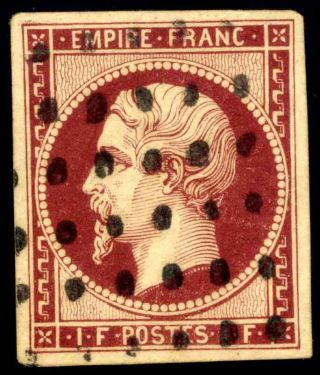 France 1853 Napoleon Iii Yvert N°18 - 1 Franc Forgery