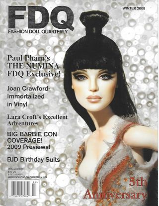 Fashion Doll Quarterly Winter 2008,  Fifth Anniversary Special Fdq Barbie Con