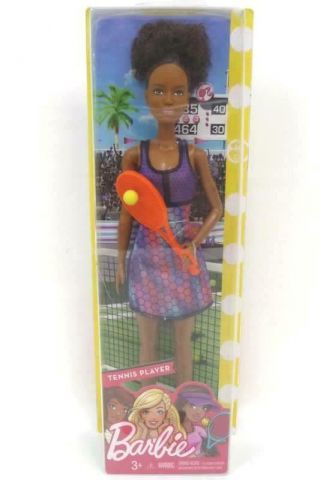 Barbie Career Tennis Player African American Doll With Accessories 2017