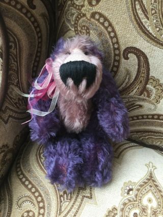 Ooak Artist Hand Crafted Jointed Firm Stuffed Teddy Bear