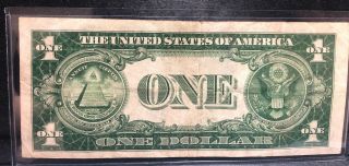 1935 - A One Dollar $1 Yellow Seal Silver Certificate North Africa - 2