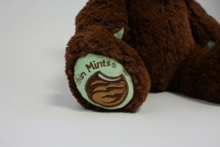 Build a Bear Thin Mints Brown With Green Plush Bear Girl Scout Cookies 15 