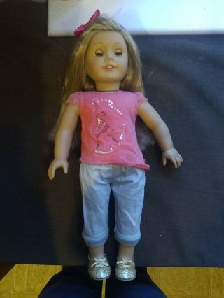 American Girl Doll Isabelle Palmer 18 " Soft Body Retired With Multiple Outfits
