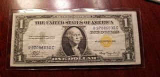 $1 1935 A North Africa Silver Certificate Choice Very Fine