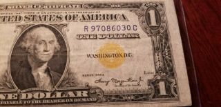 $1 1935 A North Africa Silver Certificate Choice Very Fine 2