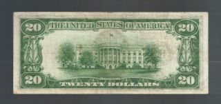 $20 1934 Twenty Dollars Federal Reserve Note Bill Currency 2