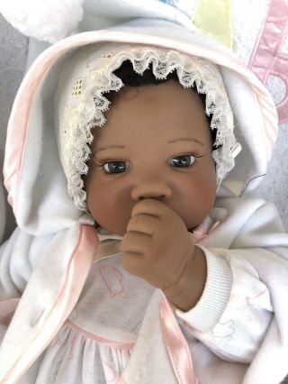 Lee Middleton African American Snow Bunny Doll Htf