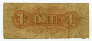 1861 $1 The Planters Bank of the State of GEORGIA Note 2