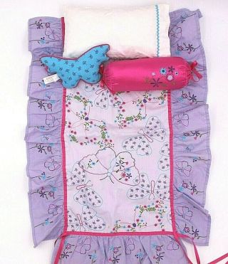 American Girl Butterfly Bedding Set For Dolls,  Pre - Owned