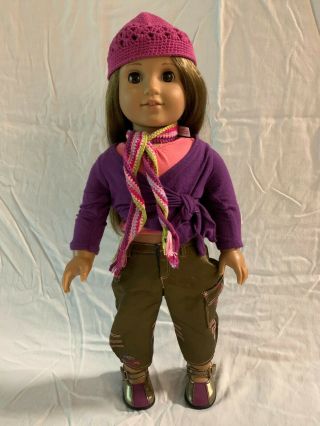 American Girl Marisol Doll 18 " W/meet Outfit - Retired 2005