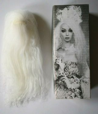 Superfrock White (with Bangs) Headskin Wig For Sybarite