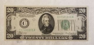 West Point Coins 1934 - A $20 Federal Reserve Note 